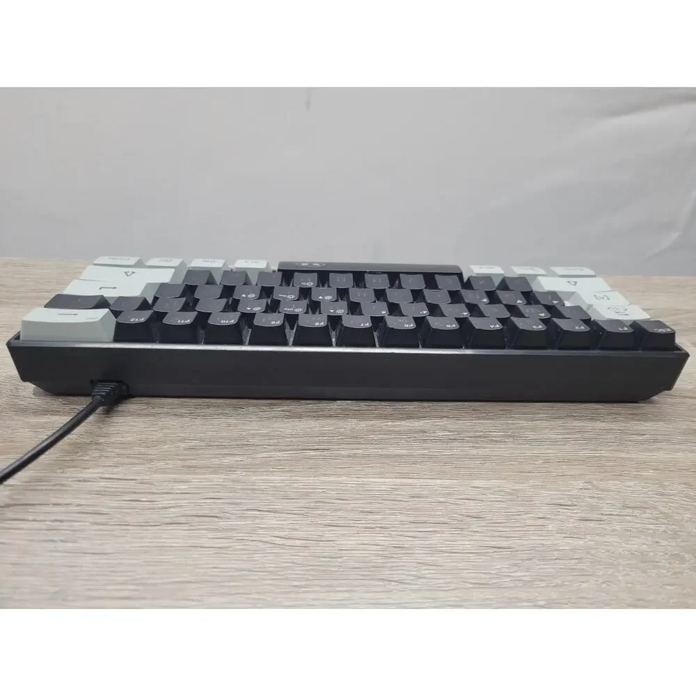 MageGee TS91 Mini 60% Wired One Handed Gaming Keyboard, RGB Backlit, Black